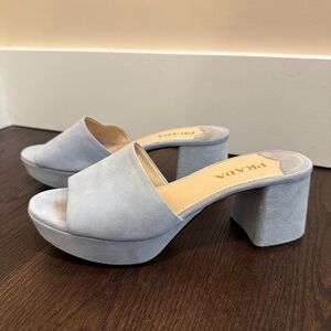 Prada Suede Mules